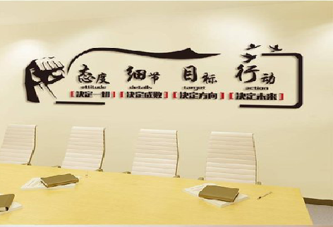 宁陵企业文化墙主要展示什么？