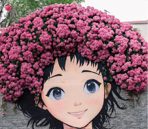 宁陵墙体彩绘-网红墙打卡