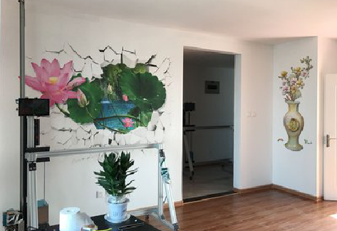 宁陵墙体彩绘相比墙纸的优势。