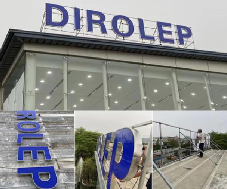 宁陵楼顶发光字安装的注意事项。